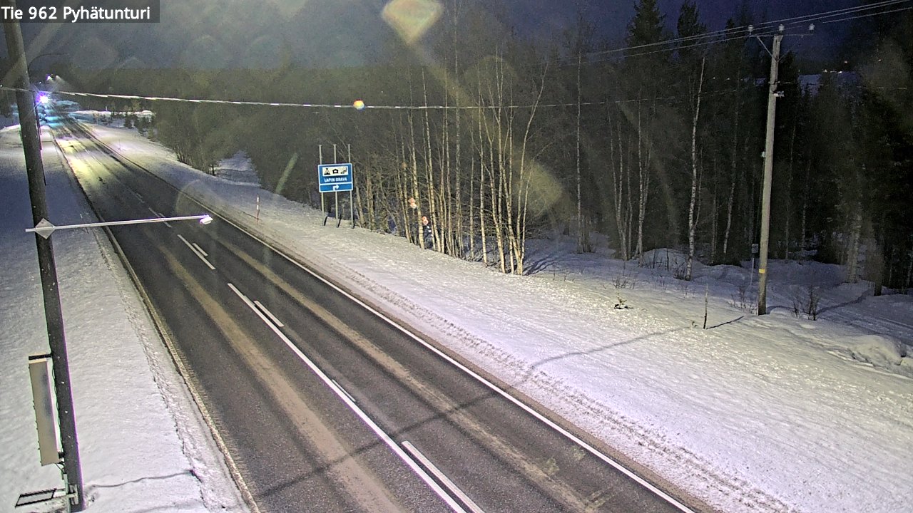 Kelikamerat Kuva Tie 962 Pelkosenniemi Pyhätunturi, Pelkosenniemi, Lappi