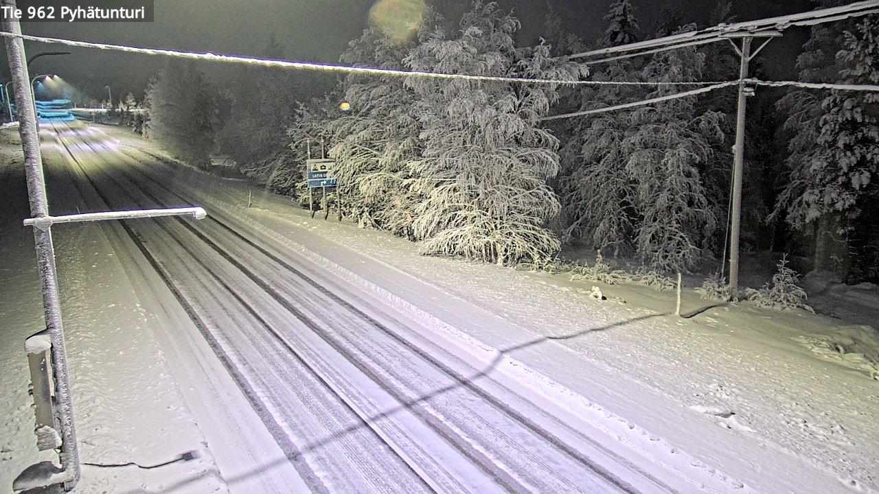 Kelikamerat Kuva Tie 962 Pelkosenniemi Pyhätunturi, Pelkosenniemi, Lappi