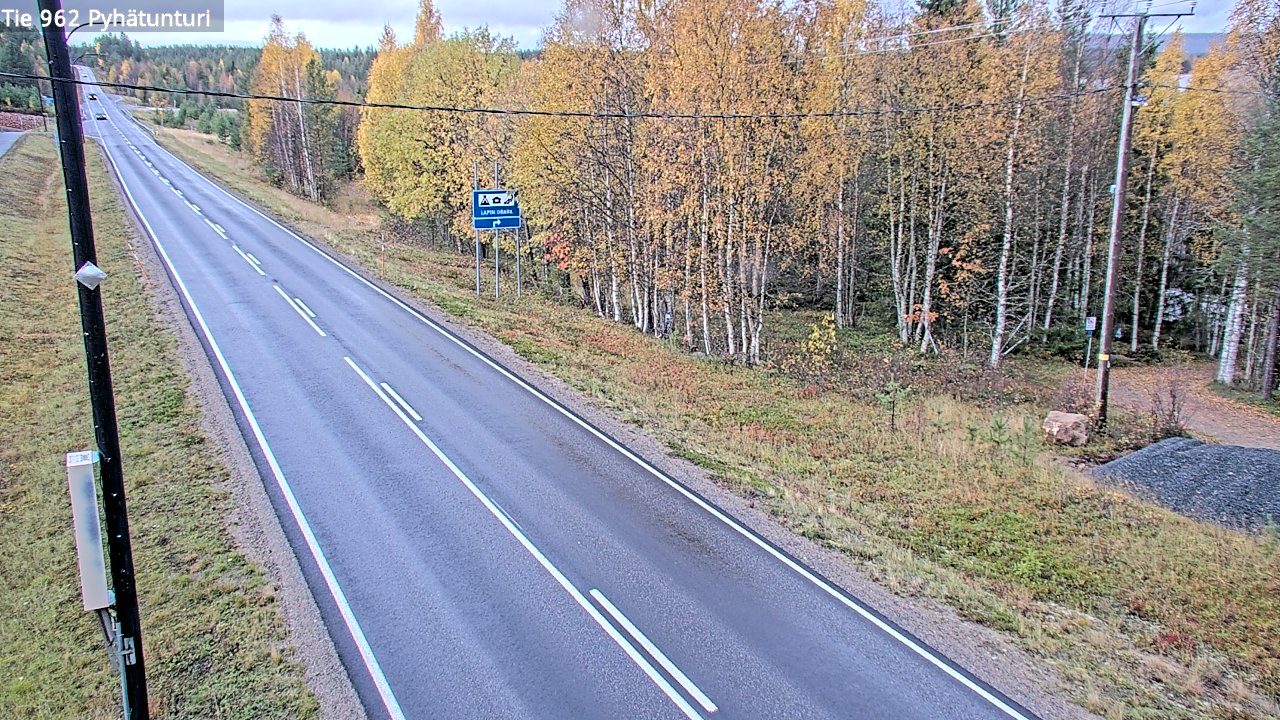 Kelikamerat Kuva Tie 962 Pelkosenniemi Pyhätunturi, Pelkosenniemi, Lappi