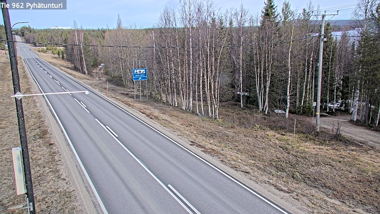 Kelikamerat Kuva Tie 962 Pelkosenniemi Pyhätunturi, Pelkosenniemi, Lappi