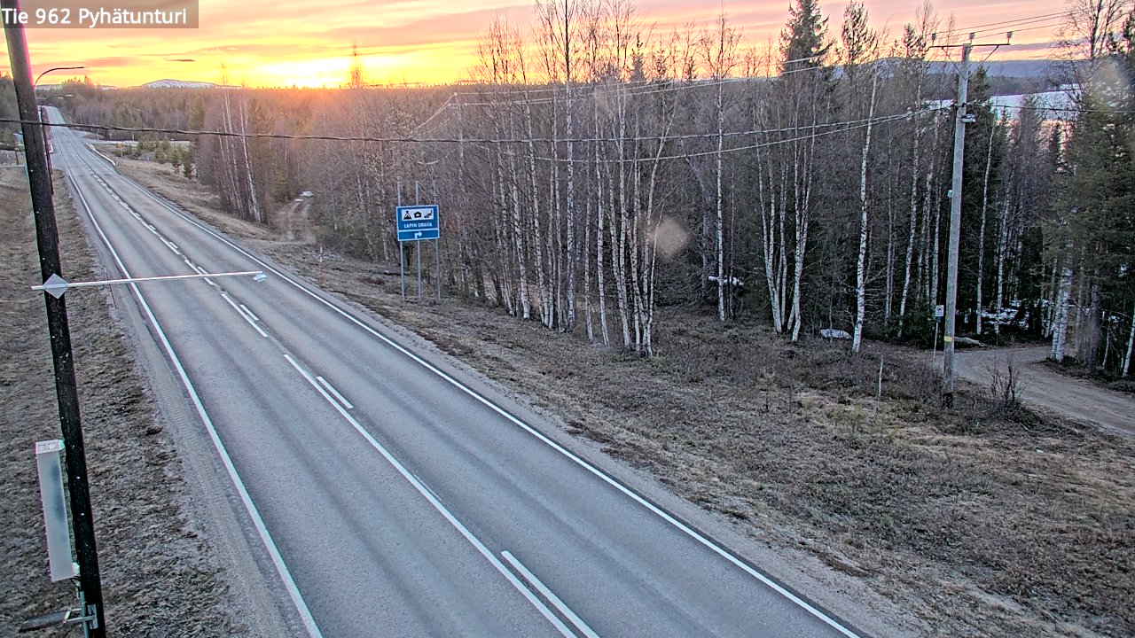 Kelikamerat Kuva Tie 962 Pelkosenniemi Pyhätunturi, Pelkosenniemi, Lappi