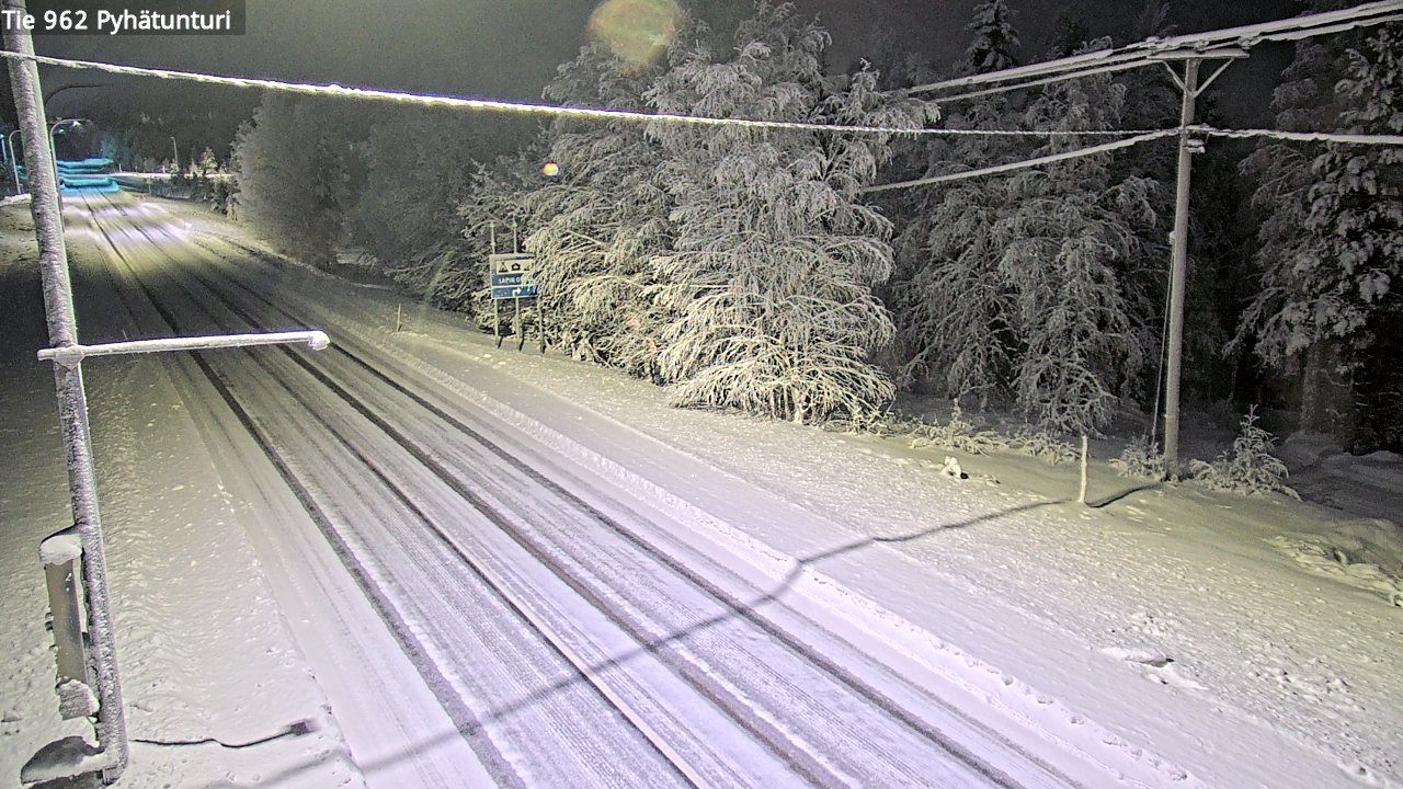 Kelikamerat Kuva Tie 962 Pelkosenniemi Pyhätunturi, Pelkosenniemi, Lappi