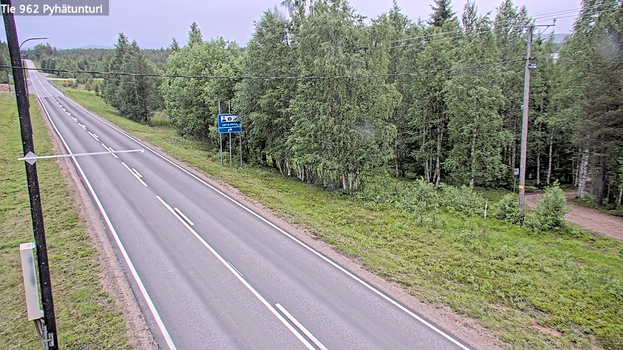 Kelikamerat Kuva Tie 962 Pelkosenniemi Pyhätunturi, Pelkosenniemi, Lappi