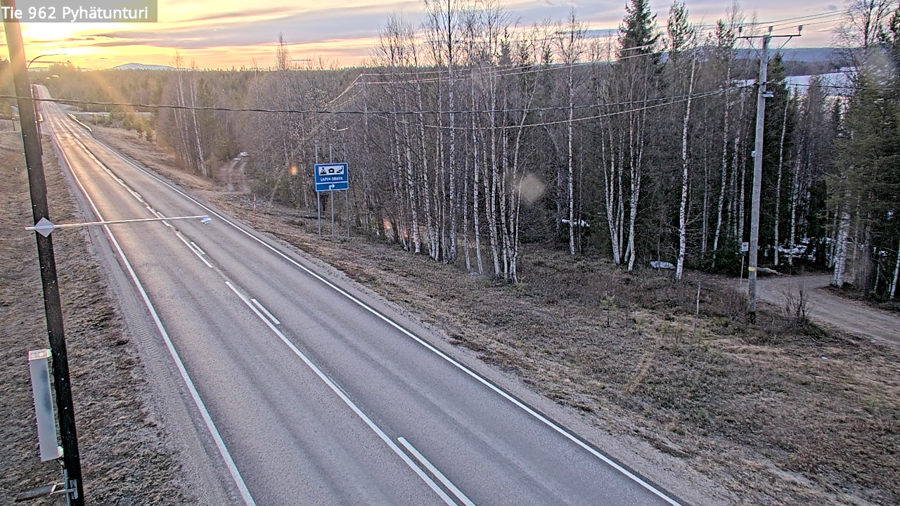 Kelikamerat Kuva Tie 962 Pelkosenniemi Pyhätunturi, Pelkosenniemi, Lappi