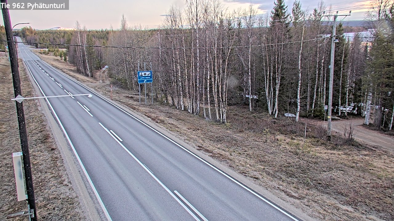 Kelikamerat Kuva Tie 962 Pelkosenniemi Pyhätunturi, Pelkosenniemi, Lappi