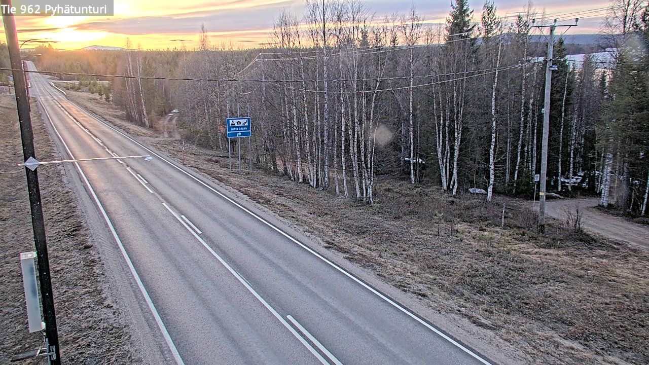 Kelikamerat Kuva Tie 962 Pelkosenniemi Pyhätunturi, Pelkosenniemi, Lappi