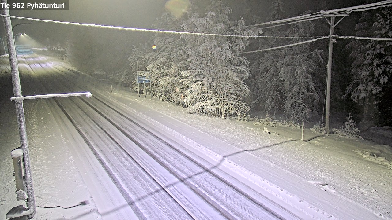 Kelikamerat Kuva Tie 962 Pelkosenniemi Pyhätunturi, Pelkosenniemi, Lappi