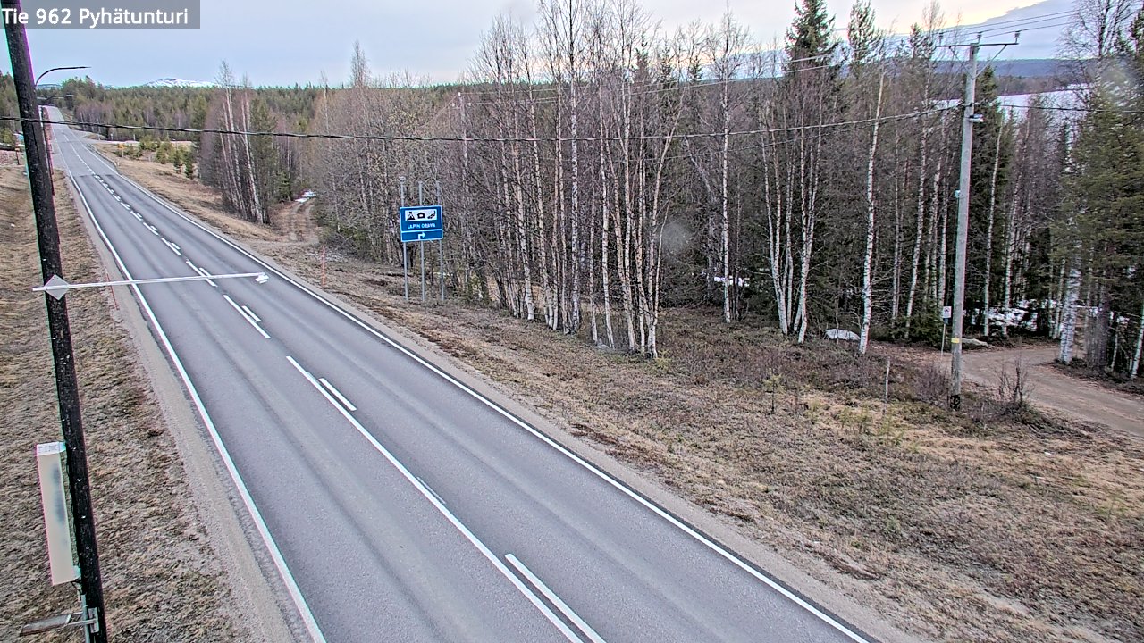 Kelikamerat Kuva Tie 962 Pelkosenniemi Pyhätunturi, Pelkosenniemi, Lappi
