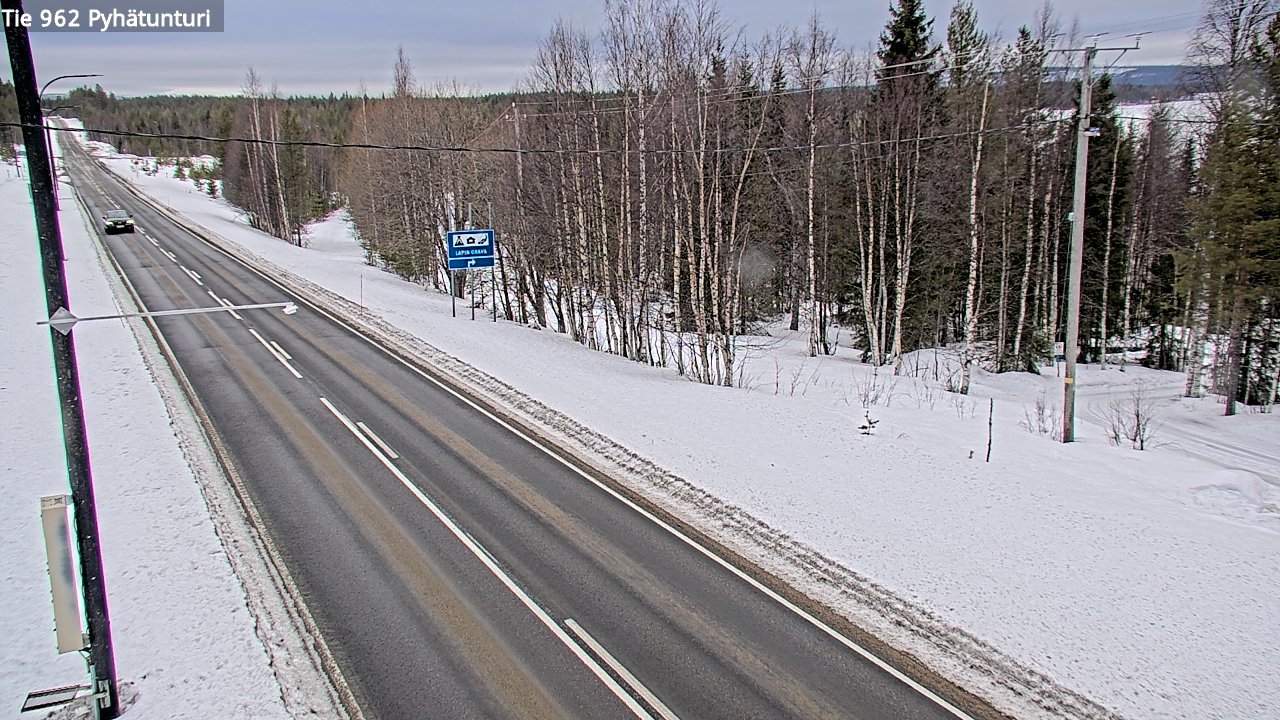 Kelikamerat Kuva Tie 962 Pelkosenniemi Pyhätunturi, Pelkosenniemi, Lappi