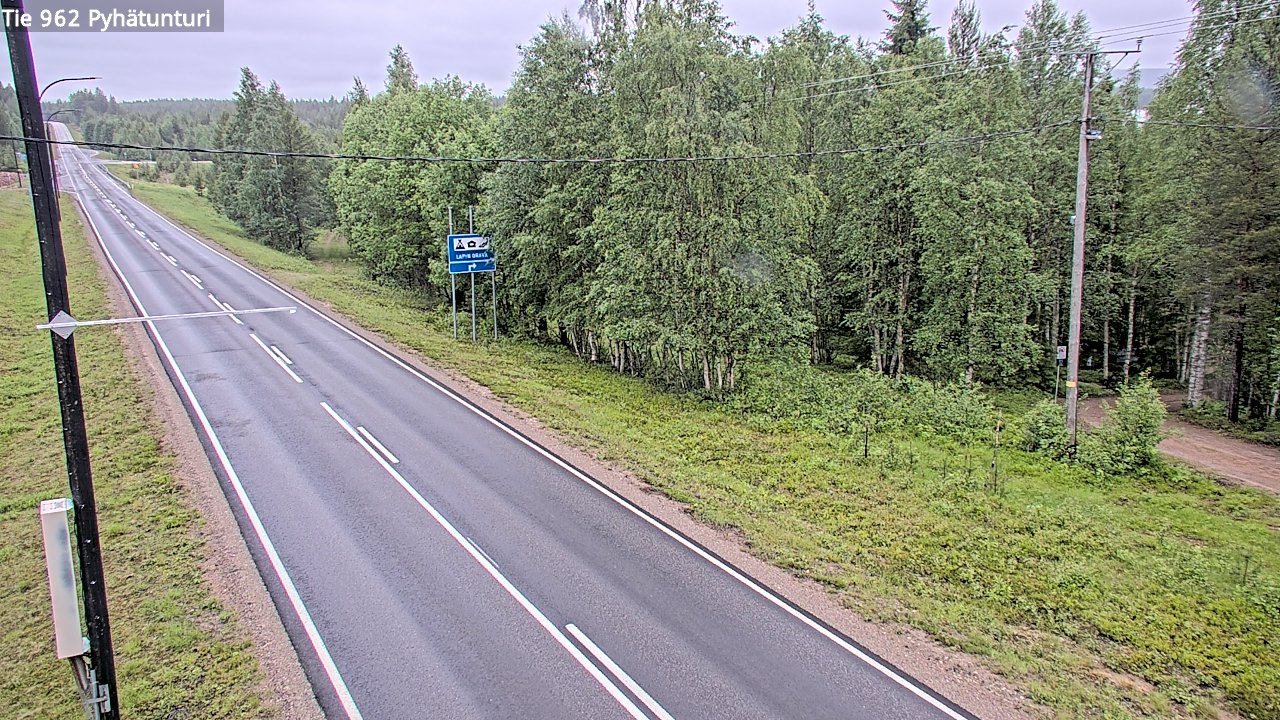 Kelikamerat Kuva Tie 962 Pelkosenniemi Pyhätunturi, Pelkosenniemi, Lappi