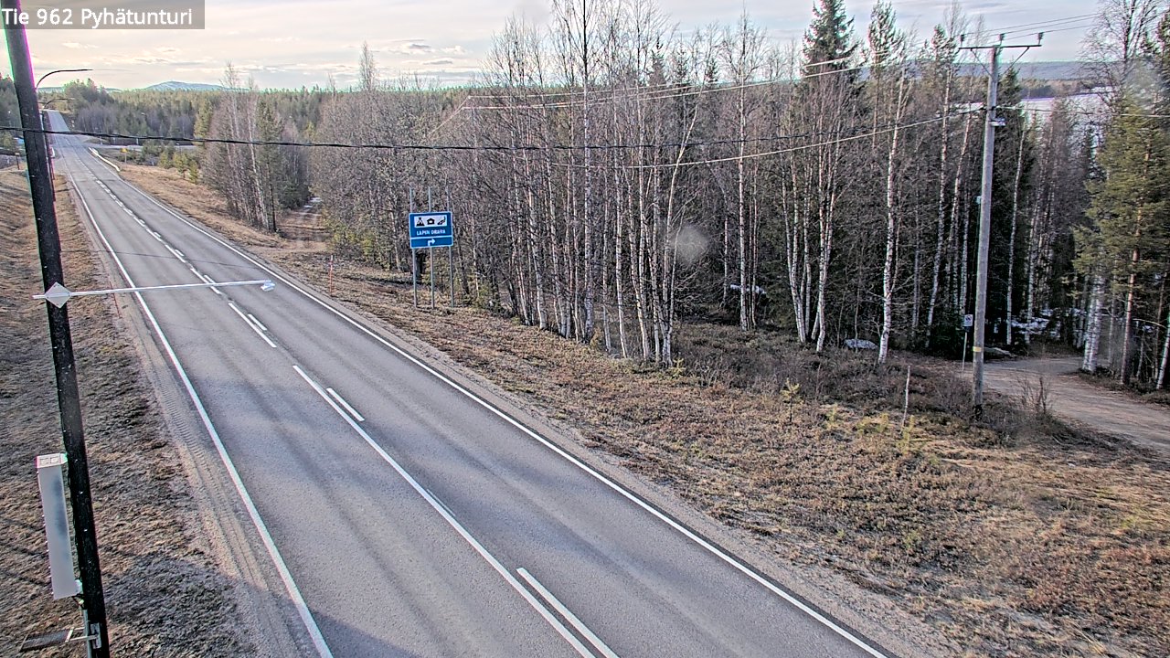 Kelikamerat Kuva Tie 962 Pelkosenniemi Pyhätunturi, Pelkosenniemi, Lappi