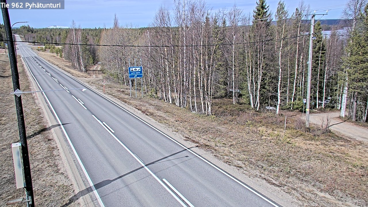 Kelikamerat Kuva Tie 962 Pelkosenniemi Pyhätunturi, Pelkosenniemi, Lappi