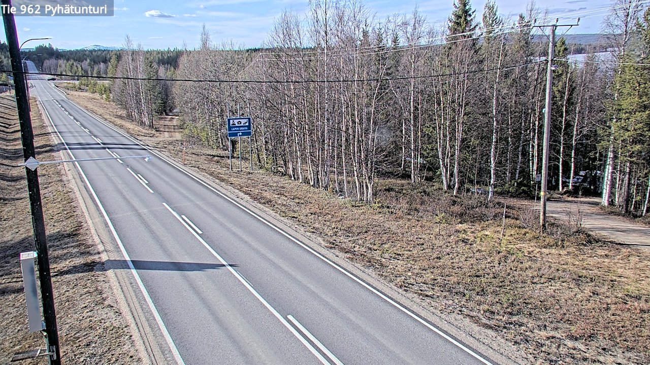 Kelikamerat Kuva Tie 962 Pelkosenniemi Pyhätunturi, Pelkosenniemi, Lappi