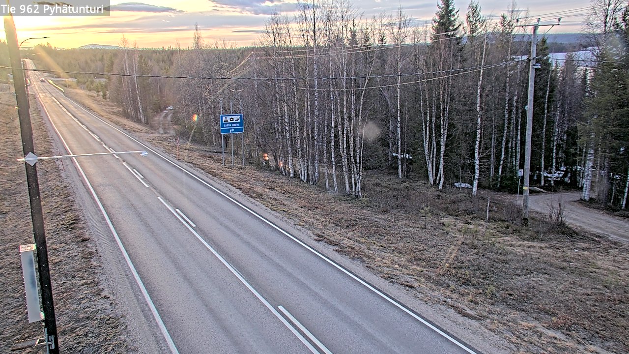 Kelikamerat Kuva Tie 962 Pelkosenniemi Pyhätunturi, Pelkosenniemi, Lappi