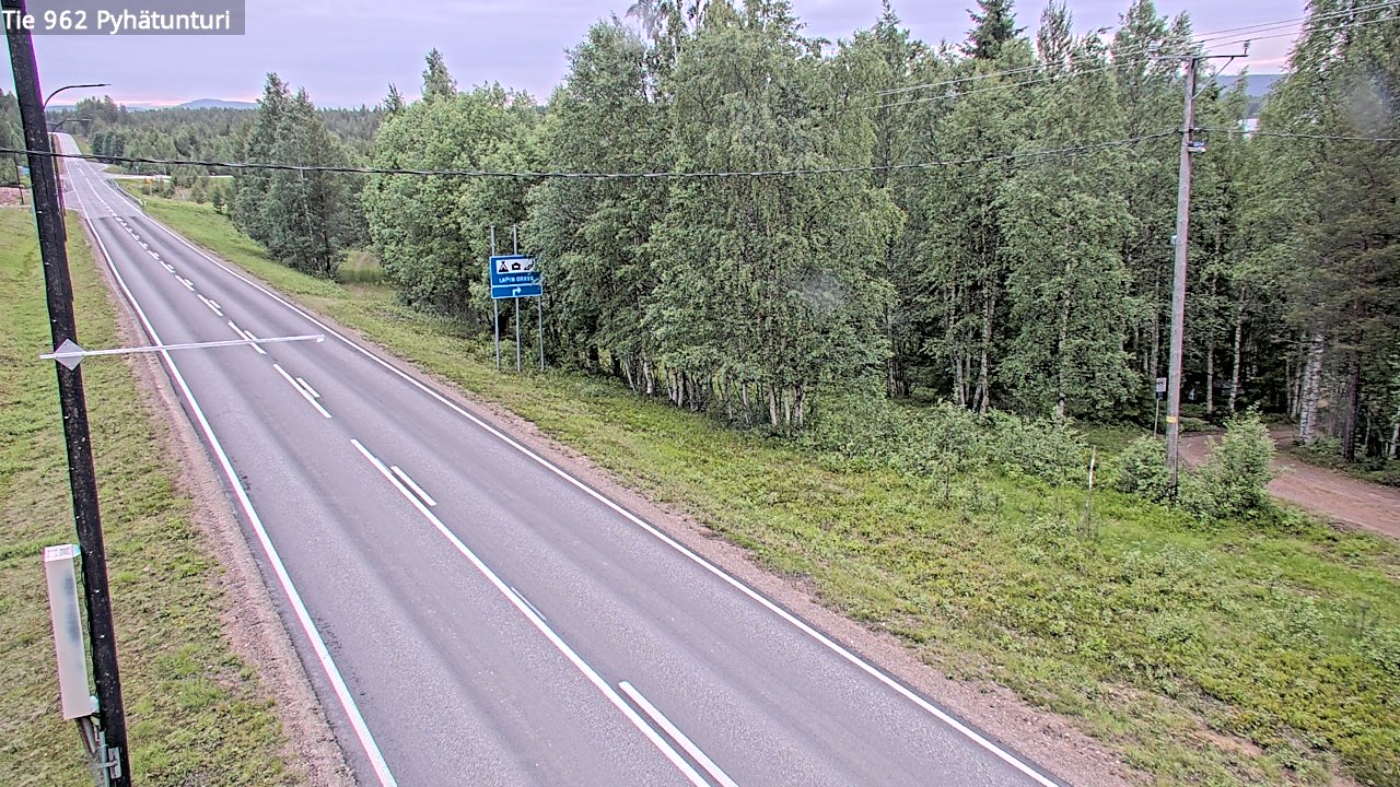 Kelikamerat Kuva Tie 962 Pelkosenniemi Pyhätunturi, Pelkosenniemi, Lappi
