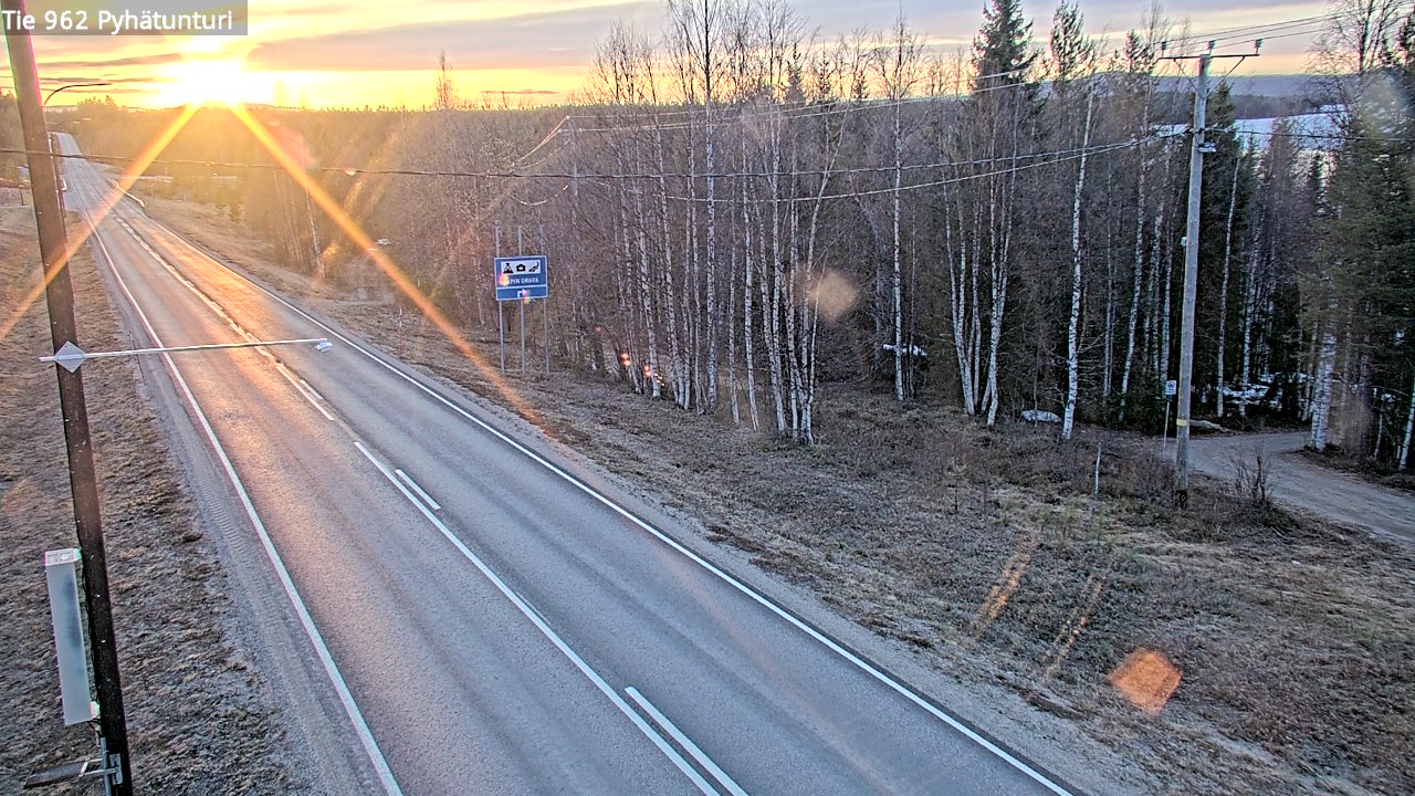 Kelikamerat Kuva Tie 962 Pelkosenniemi Pyhätunturi, Pelkosenniemi, Lappi