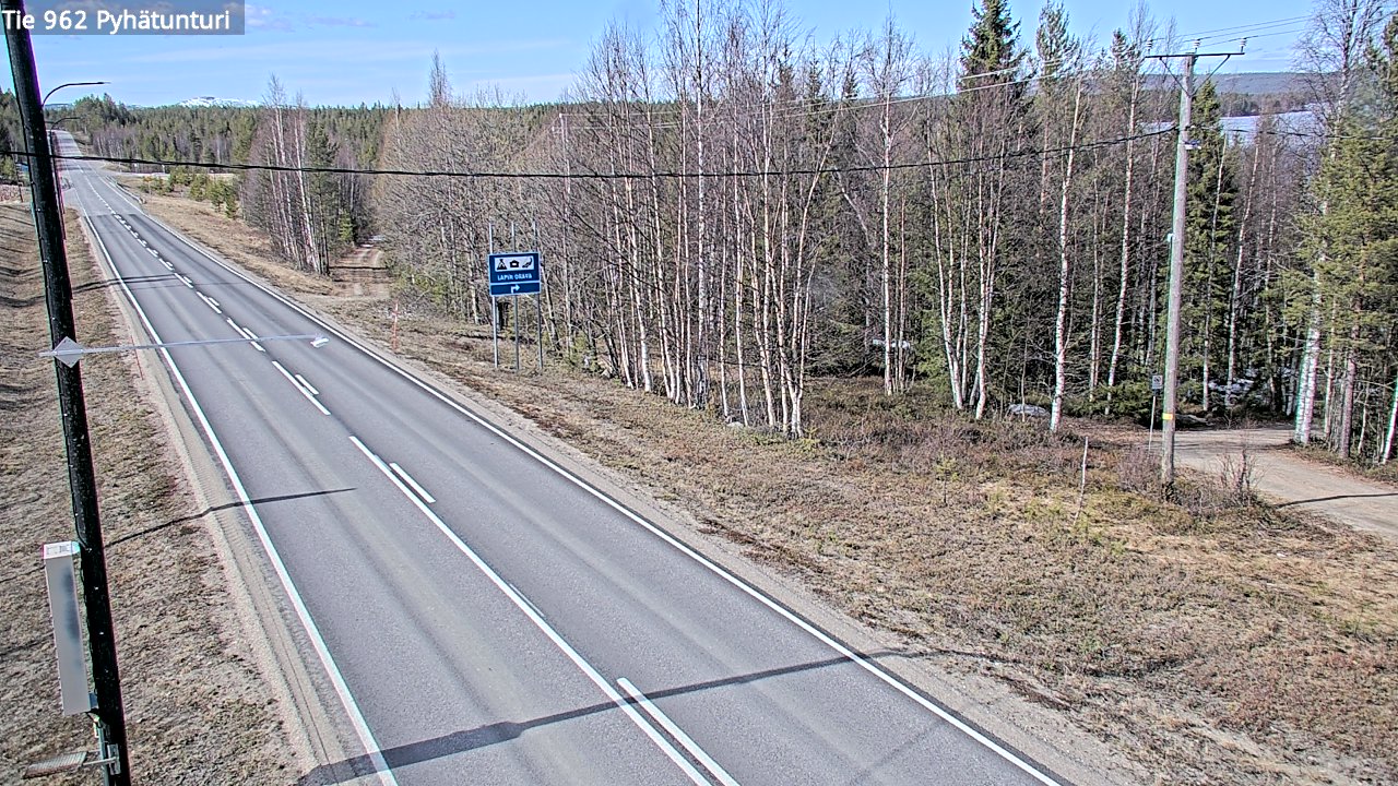 Kelikamerat Kuva Tie 962 Pelkosenniemi Pyhätunturi, Pelkosenniemi, Lappi