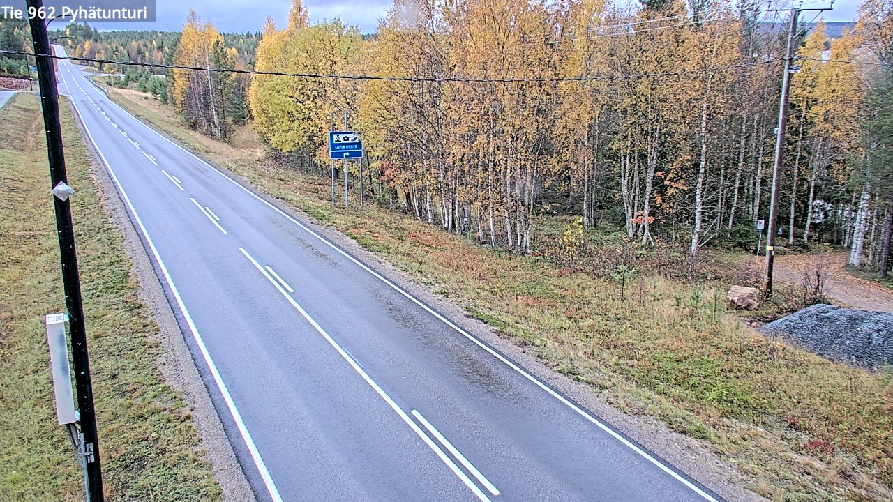 Kelikamerat Kuva Tie 962 Pelkosenniemi Pyhätunturi, Pelkosenniemi, Lappi