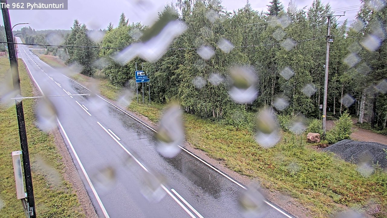Weather Camera Image Road 962 Pelkosenniemi Pyhätunturi, Pelkosenniemi, Lappi