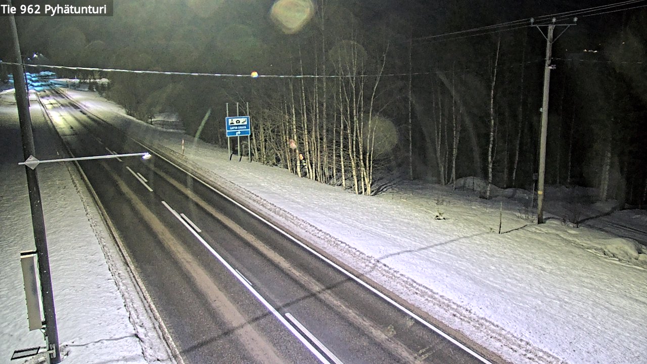 Kelikamerat Kuva Tie 962 Pelkosenniemi Pyhätunturi, Pelkosenniemi, Lappi