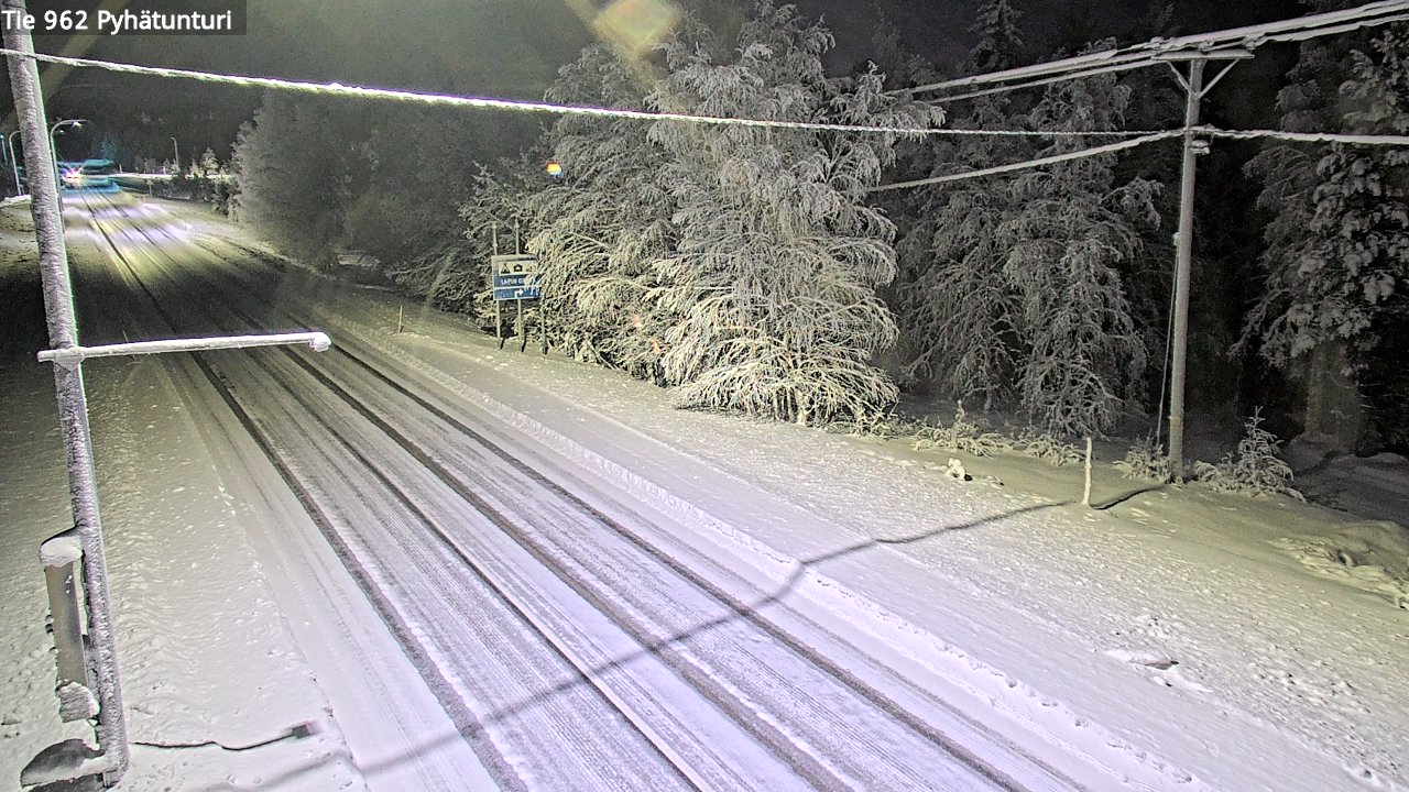 Kelikamerat Kuva Tie 962 Pelkosenniemi Pyhätunturi, Pelkosenniemi, Lappi