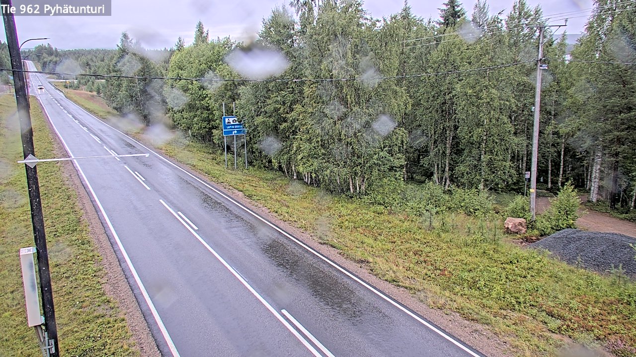 Weather Camera Image Road 962 Pelkosenniemi Pyhätunturi, Pelkosenniemi, Lappi