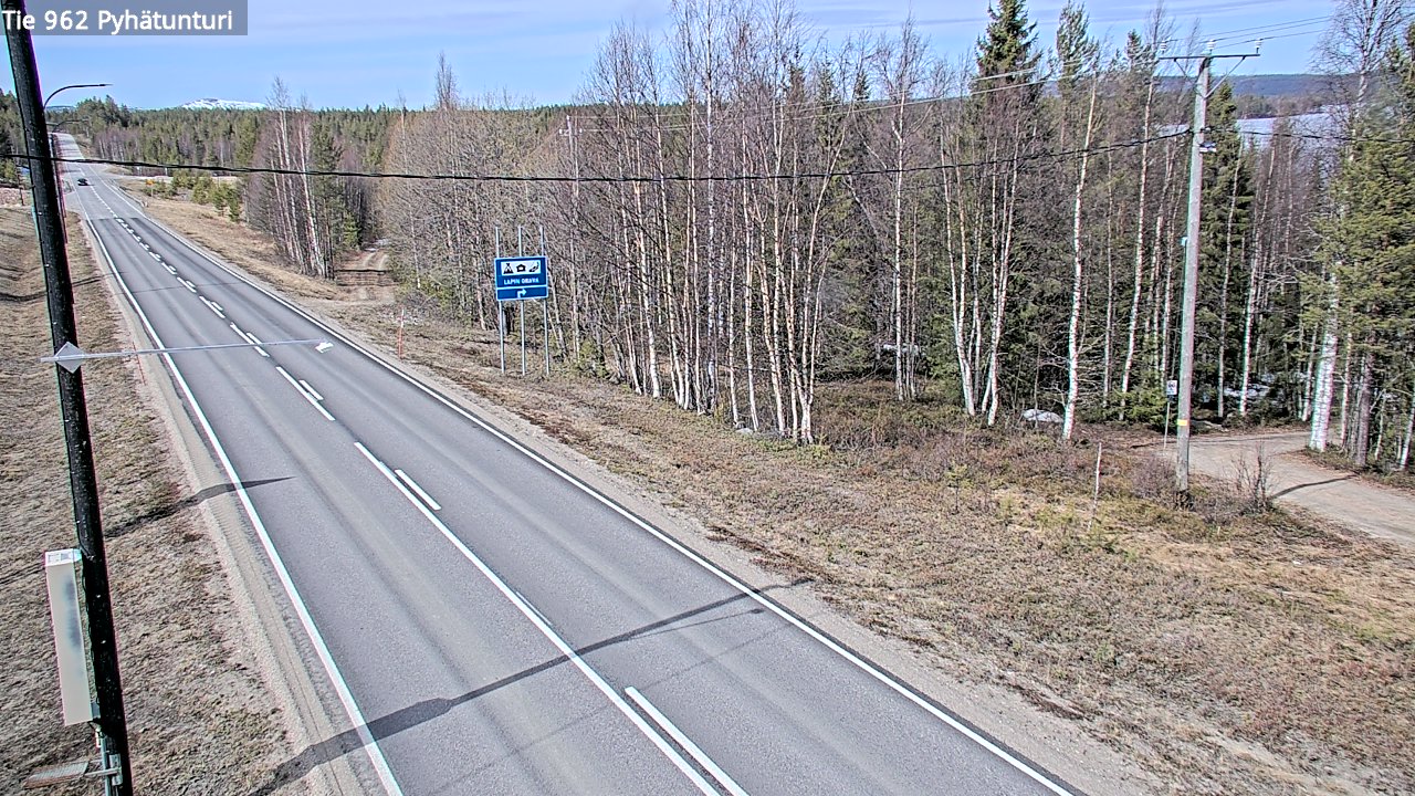 Kelikamerat Kuva Tie 962 Pelkosenniemi Pyhätunturi, Pelkosenniemi, Lappi