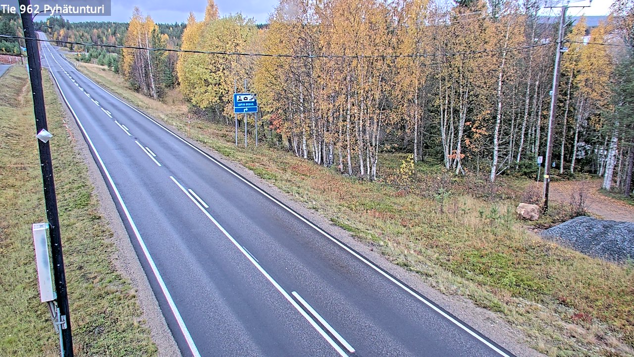 Kelikamerat Kuva Tie 962 Pelkosenniemi Pyhätunturi, Pelkosenniemi, Lappi