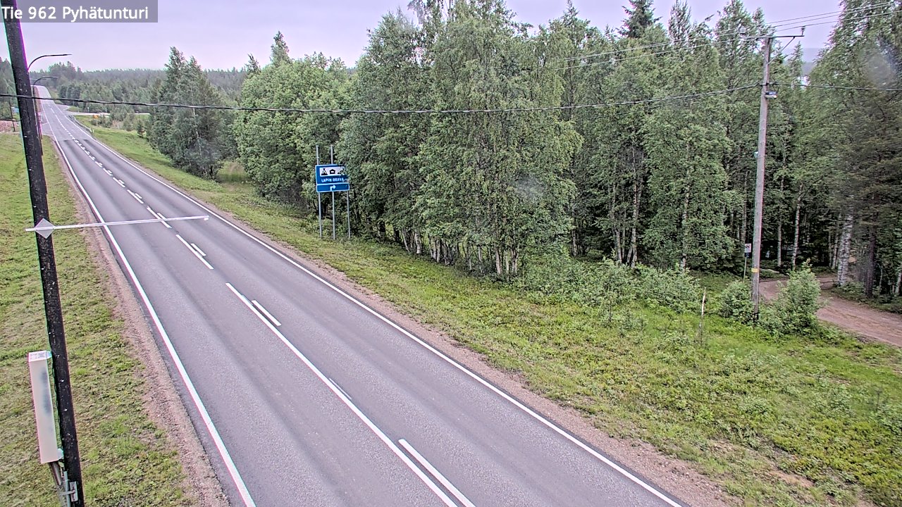 Kelikamerat Kuva Tie 962 Pelkosenniemi Pyhätunturi, Pelkosenniemi, Lappi