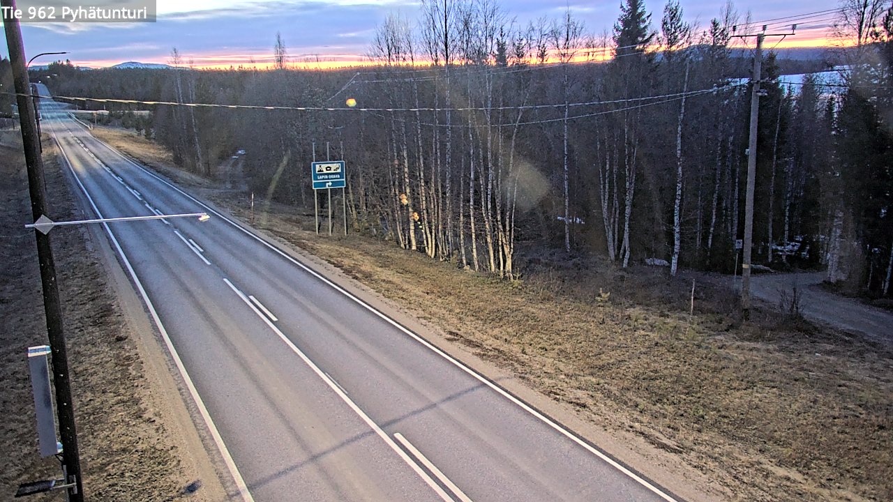 Kelikamerat Kuva Tie 962 Pelkosenniemi Pyhätunturi, Pelkosenniemi, Lappi