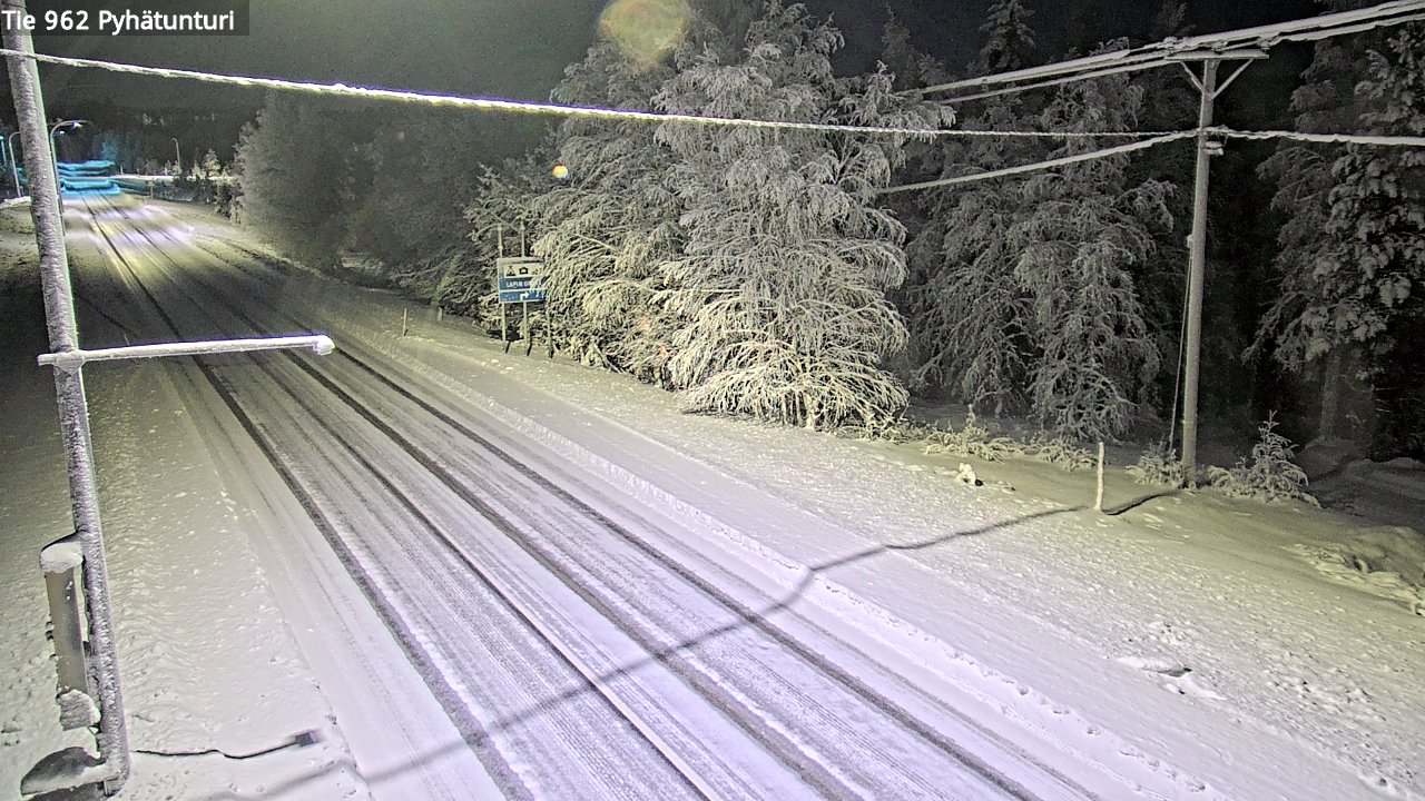 Kelikamerat Kuva Tie 962 Pelkosenniemi Pyhätunturi, Pelkosenniemi, Lappi