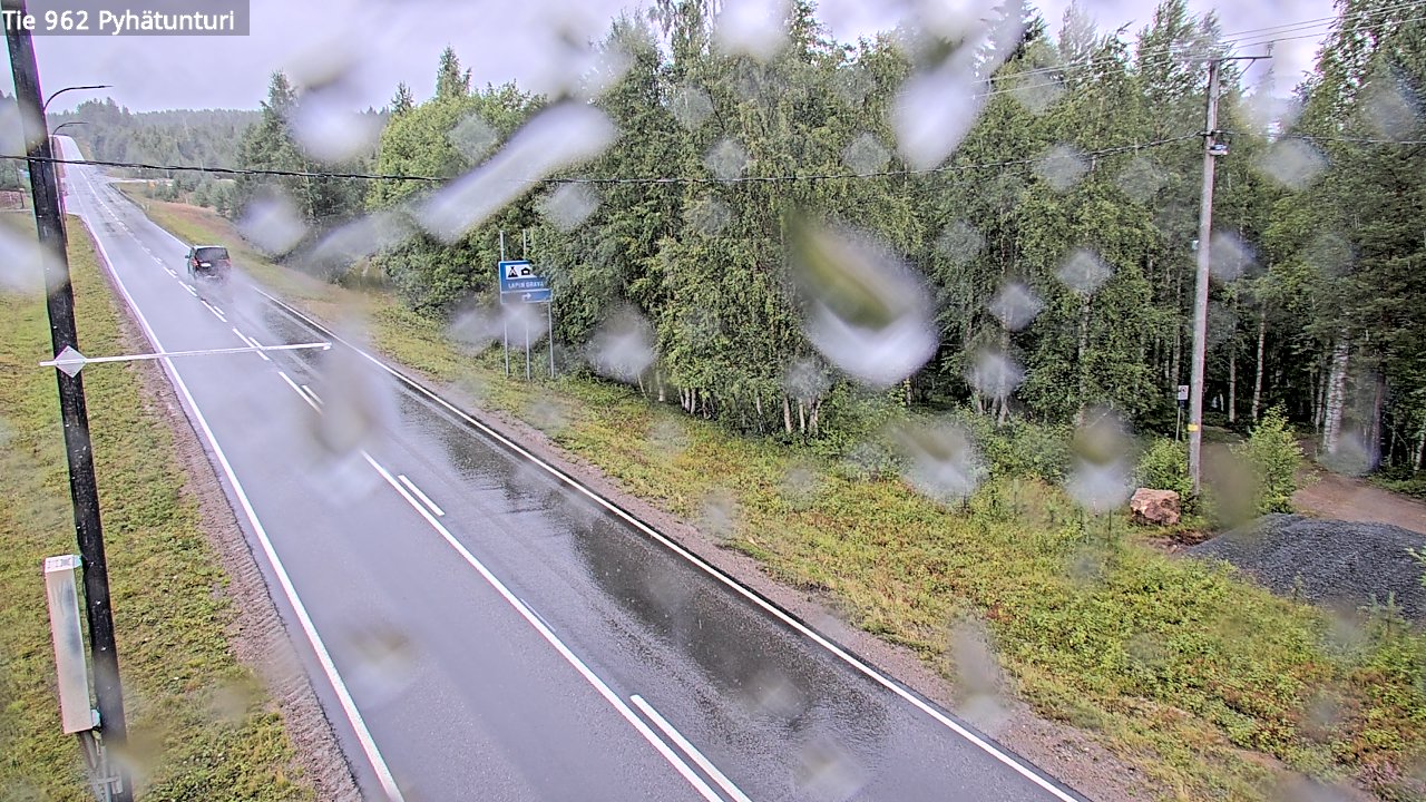 Weather Camera Image Road 962 Pelkosenniemi Pyhätunturi, Pelkosenniemi, Lappi