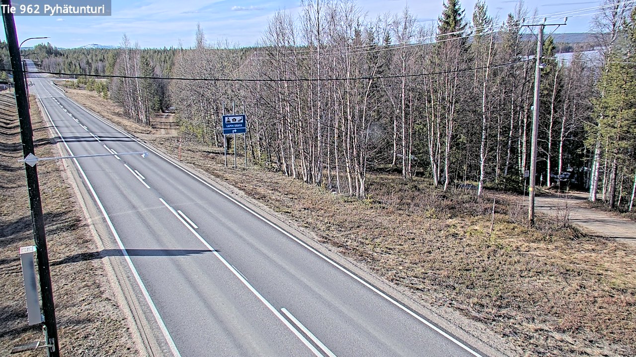 Kelikamerat Kuva Tie 962 Pelkosenniemi Pyhätunturi, Pelkosenniemi, Lappi