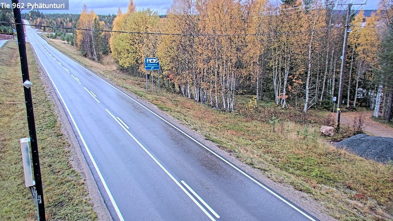 Kelikamerat Kuva Tie 962 Pelkosenniemi Pyhätunturi, Pelkosenniemi, Lappi