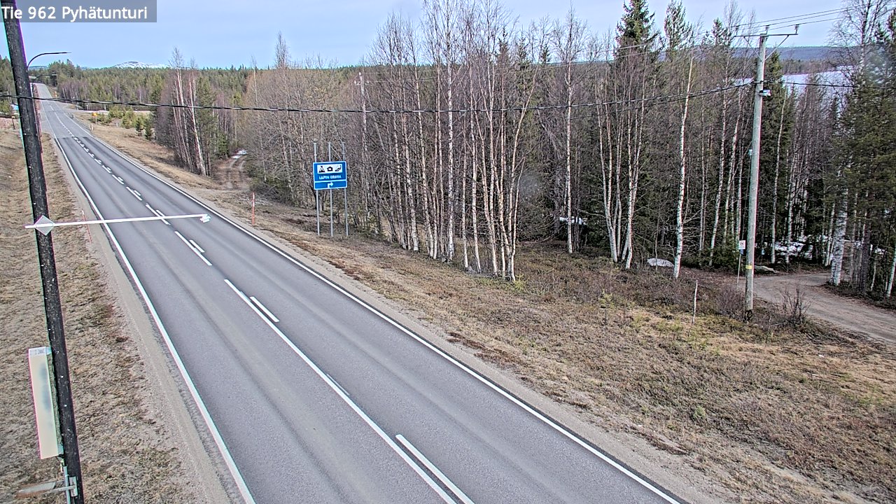 Kelikamerat Kuva Tie 962 Pelkosenniemi Pyhätunturi, Pelkosenniemi, Lappi