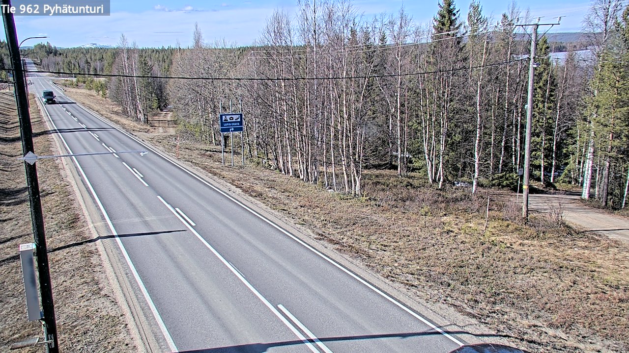 Kelikamerat Kuva Tie 962 Pelkosenniemi Pyhätunturi, Pelkosenniemi, Lappi