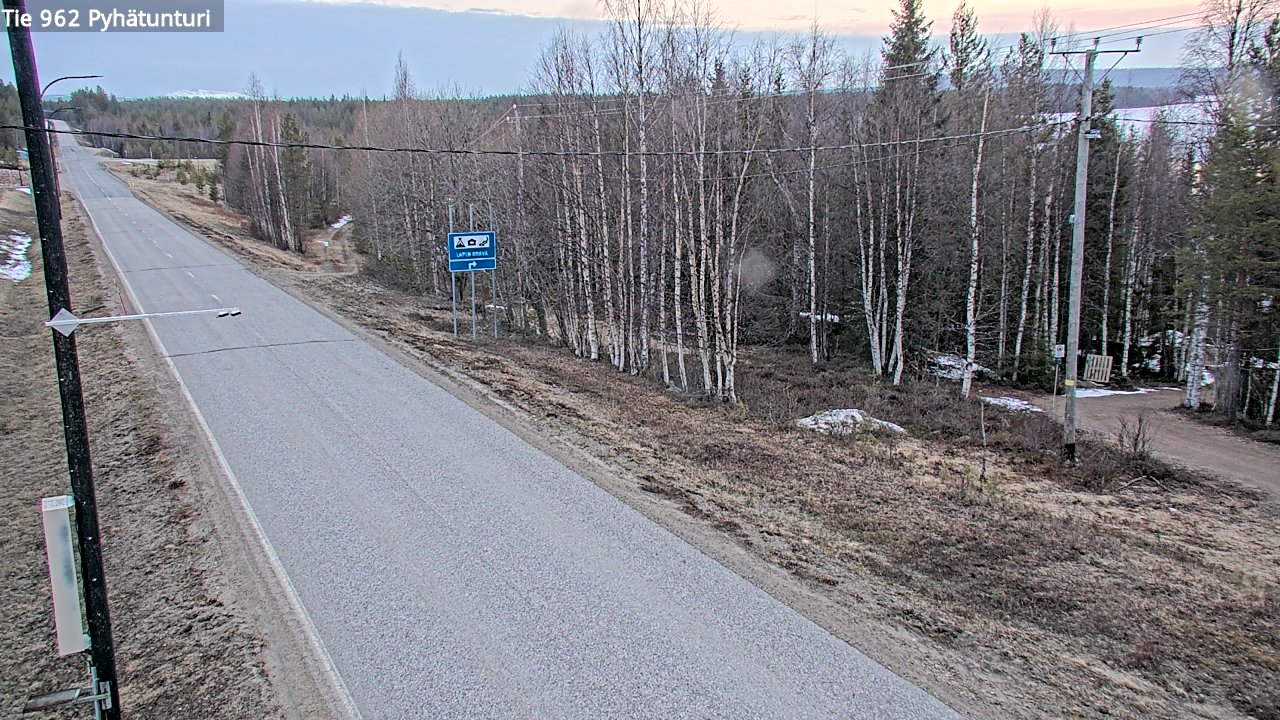 Kelikamerat Kuva Tie 962 Pelkosenniemi Pyhätunturi, Pelkosenniemi, Lappi