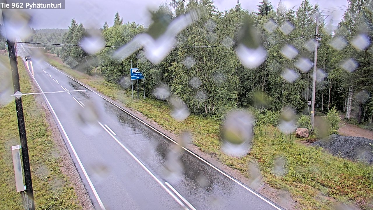 Weather Camera Image Road 962 Pelkosenniemi Pyhätunturi, Pelkosenniemi, Lappi