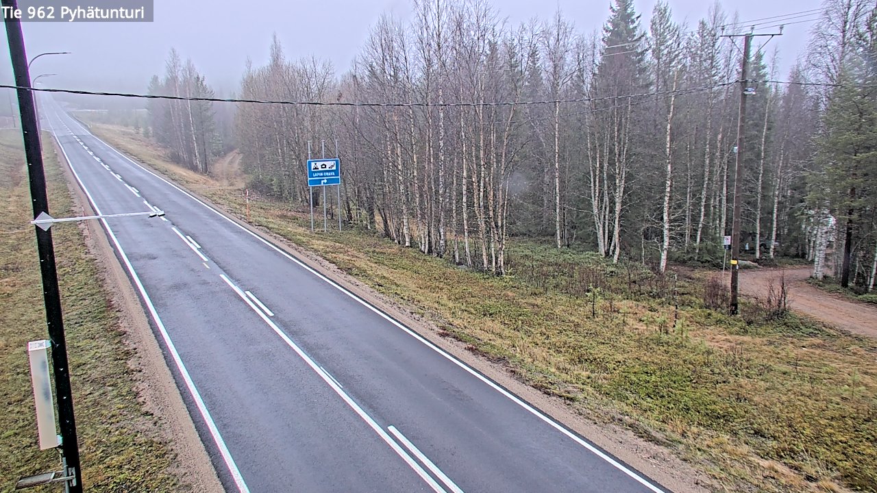 Kelikamerat Kuva Tie 962 Pelkosenniemi Pyhätunturi, Pelkosenniemi, Lappi