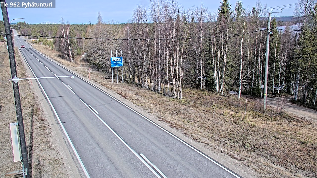 Kelikamerat Kuva Tie 962 Pelkosenniemi Pyhätunturi, Pelkosenniemi, Lappi