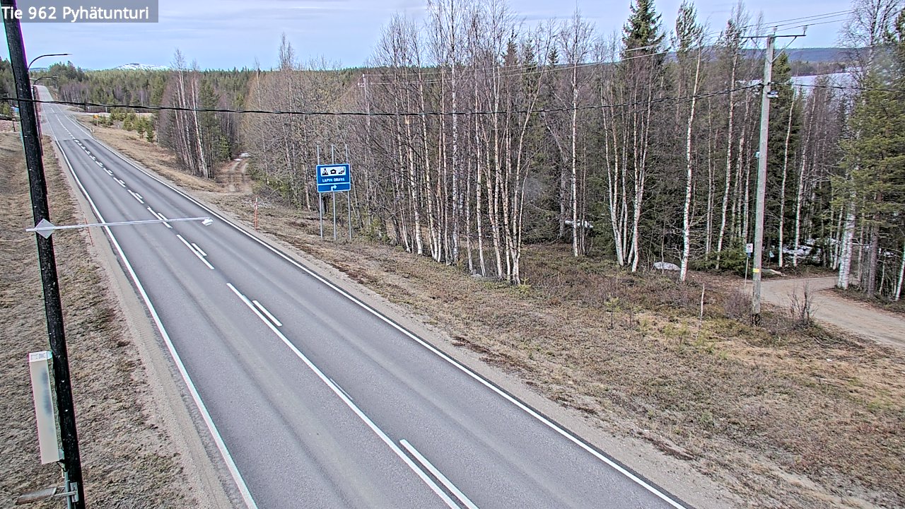 Kelikamerat Kuva Tie 962 Pelkosenniemi Pyhätunturi, Pelkosenniemi, Lappi