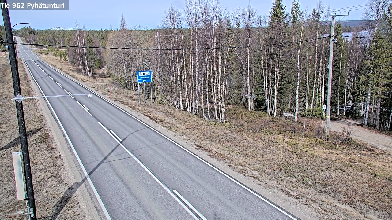 Kelikamerat Kuva Tie 962 Pelkosenniemi Pyhätunturi, Pelkosenniemi, Lappi