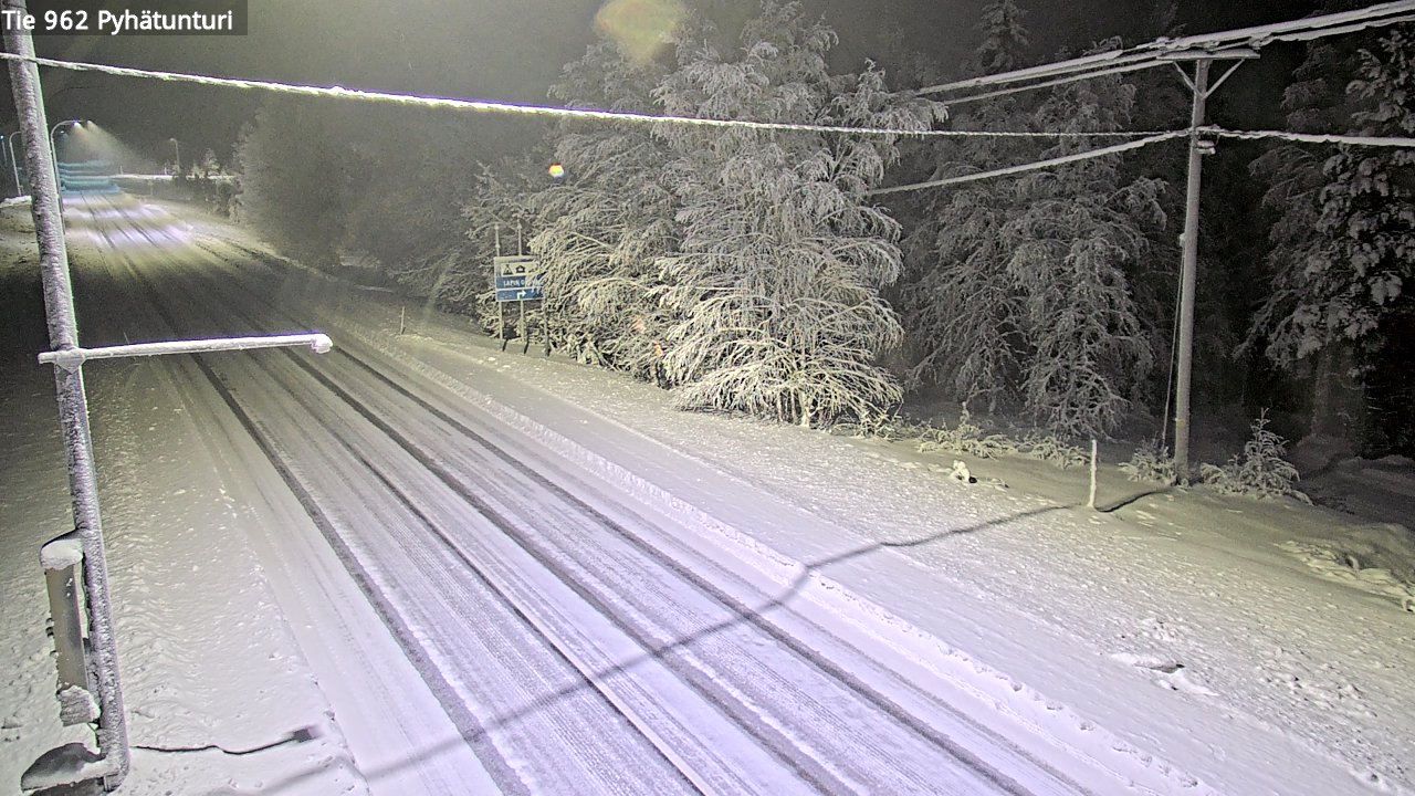 Kelikamerat Kuva Tie 962 Pelkosenniemi Pyhätunturi, Pelkosenniemi, Lappi