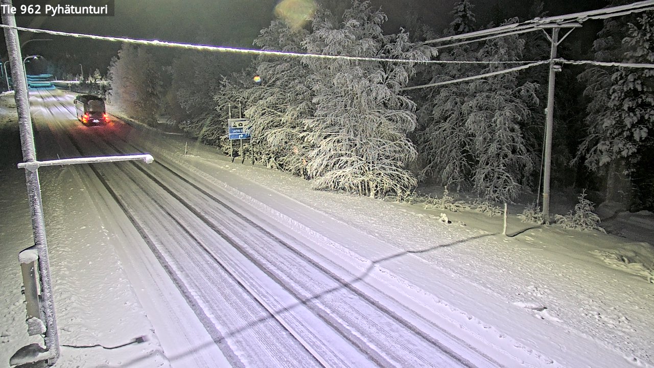 Kelikamerat Kuva Tie 962 Pelkosenniemi Pyhätunturi, Pelkosenniemi, Lappi