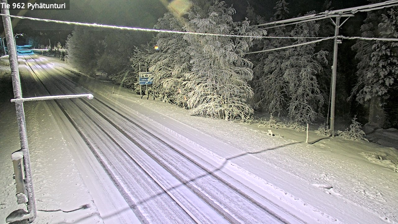 Kelikamerat Kuva Tie 962 Pelkosenniemi Pyhätunturi, Pelkosenniemi, Lappi