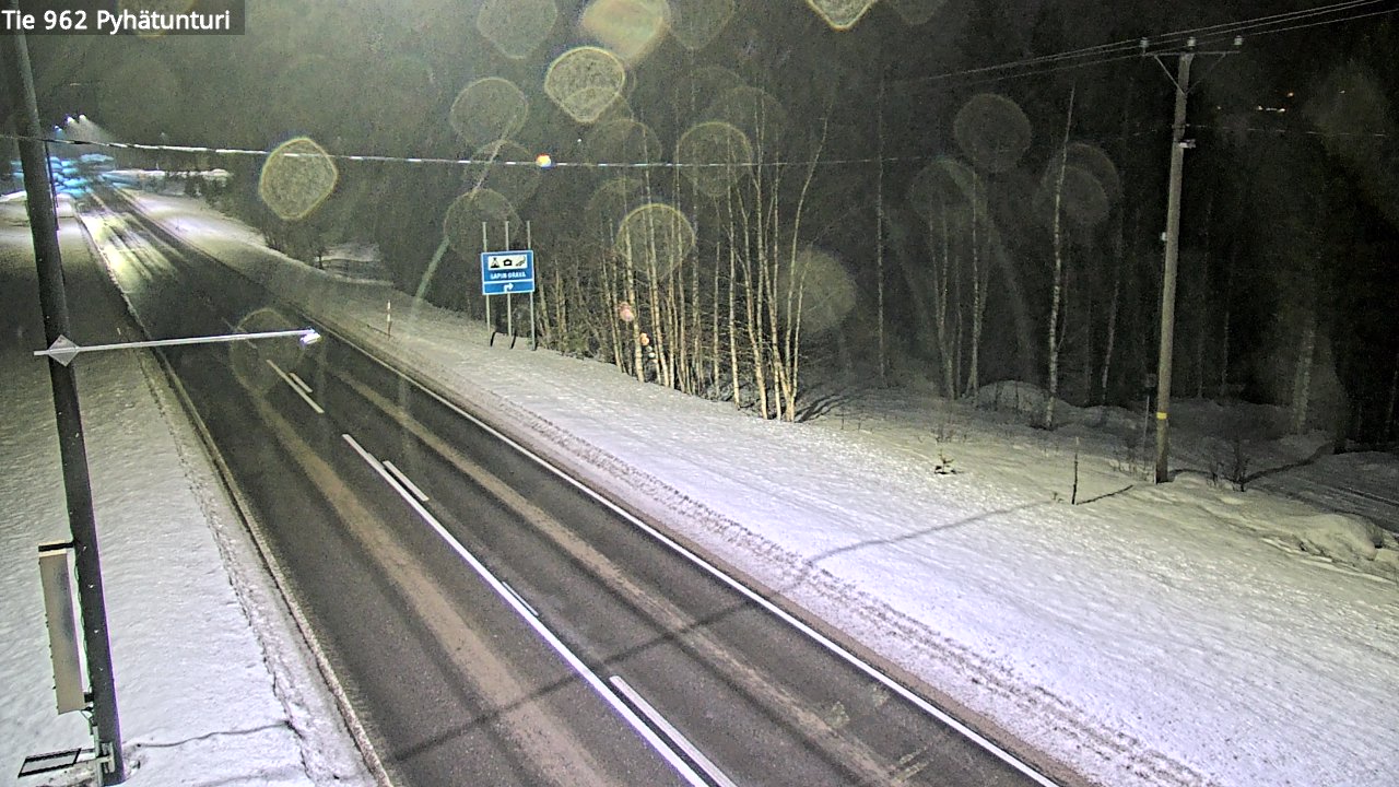 Kelikamerat Kuva Tie 962 Pelkosenniemi Pyhätunturi, Pelkosenniemi, Lappi