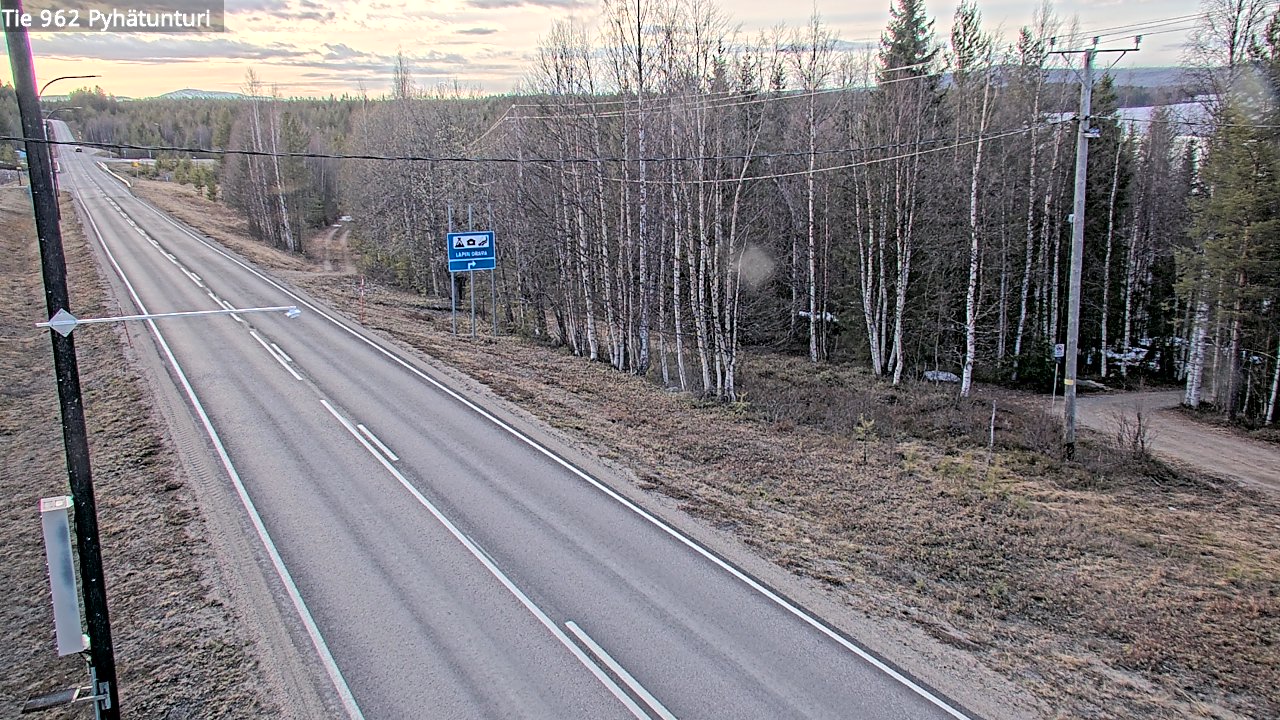Kelikamerat Kuva Tie 962 Pelkosenniemi Pyhätunturi, Pelkosenniemi, Lappi