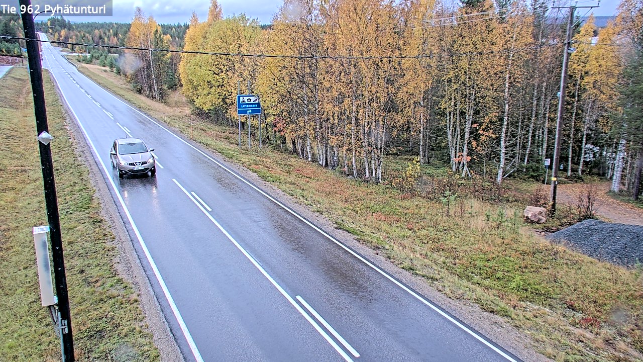 Kelikamerat Kuva Tie 962 Pelkosenniemi Pyhätunturi, Pelkosenniemi, Lappi