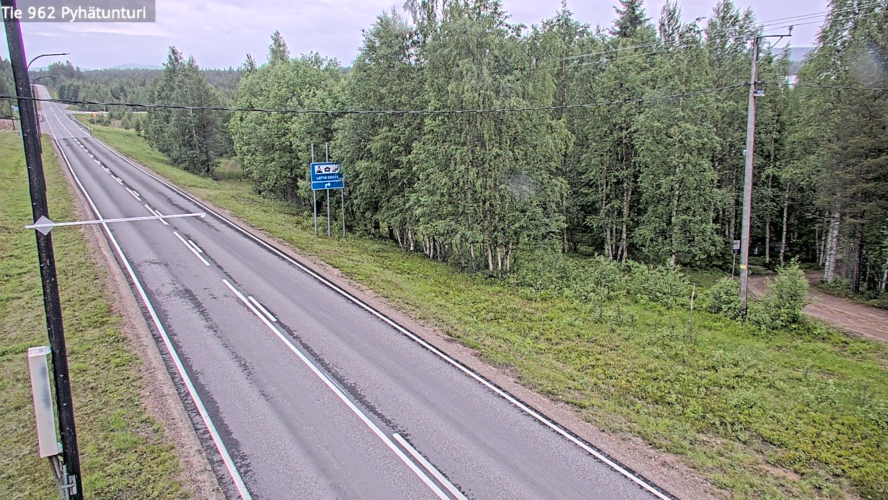 Kelikamerat Kuva Tie 962 Pelkosenniemi Pyhätunturi, Pelkosenniemi, Lappi
