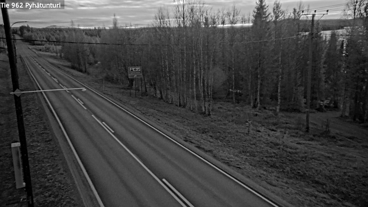 Kelikamerat Kuva Tie 962 Pelkosenniemi Pyhätunturi, Pelkosenniemi, Lappi